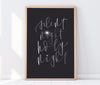 SILENT NIGHT HOLY night | Christmas Sign| Water Color writing style | Christmas Decoration | Modern Christmas Calligraphy | Minimalistic