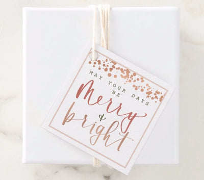 Holiday Tag |  "Merry and Bright"