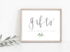 Gifts Sign | Greenery