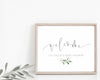 WELCOME SHOWER Sign| Greenery Shower| Baby | WEDDING Shower| Calligraphy| Custom Sign| Personalized| Maternity| Mom to Be| Instant Download