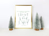 Jesus Christ | Christmas Print | Christmas Quote | LDS | Christ Lives | Modern Calligraphy | Watercolor Print | Christmas art Handwritten
