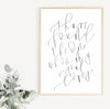 I have found the one whom my soul loves | Wedding Sign | Reception Sign |  LOVE quote| Love Print | Modern Calligraphy Sign | Printable